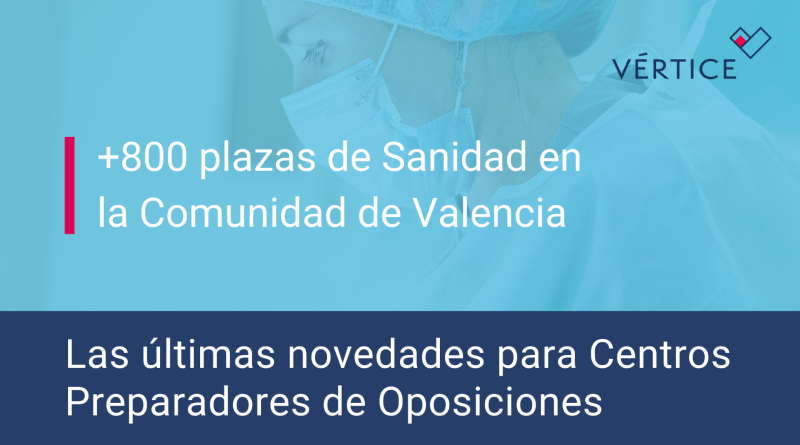 +800 plazas de Sanidad en la Comunidad de Valencia